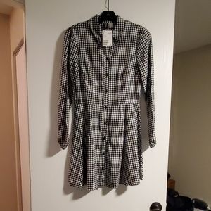 H&M Gingham skater dress